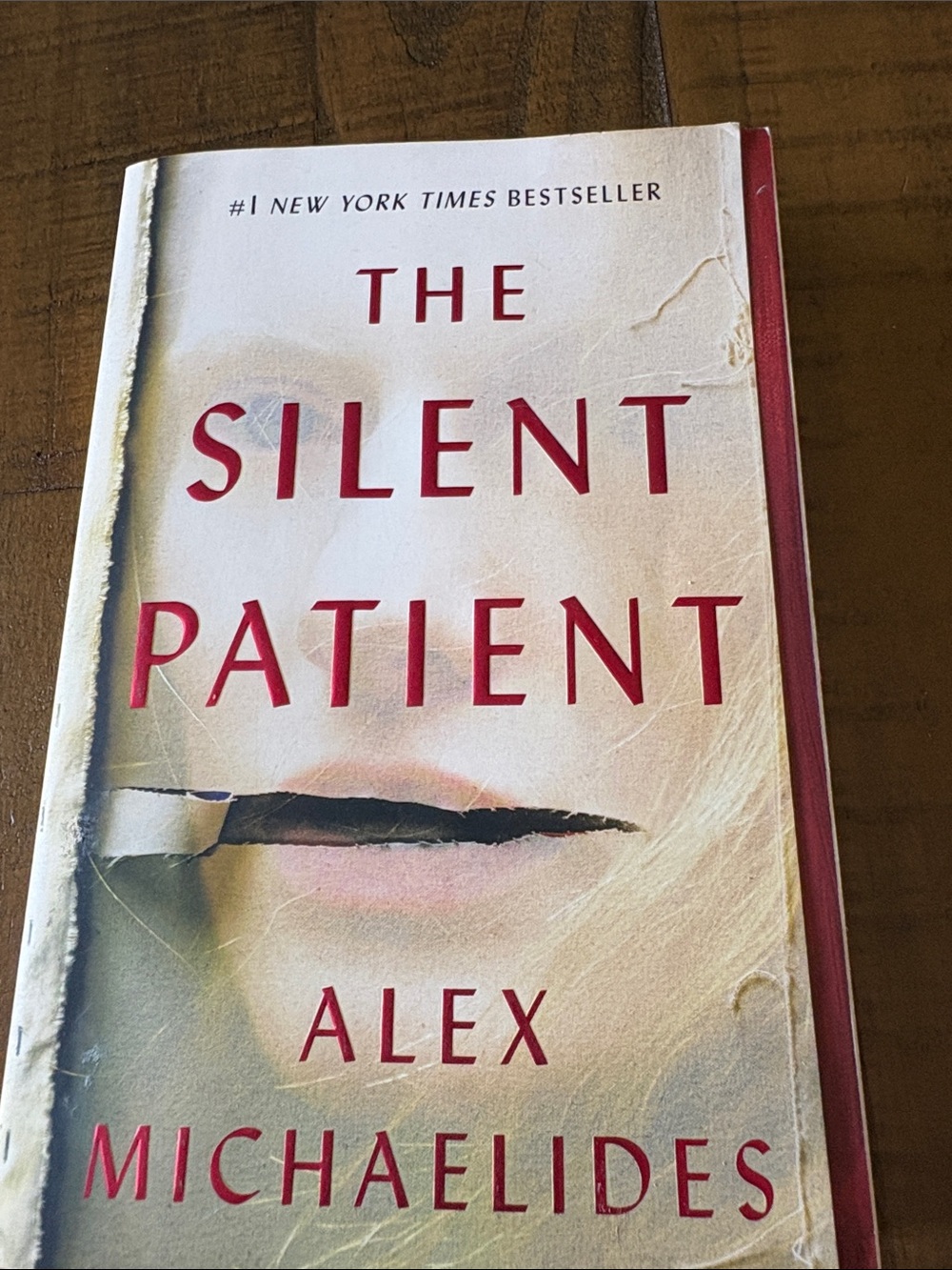 The Silent Patient by Alex Michaelides — Red and Cream Cover
